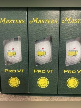 NWT 2026 Masters Titleist ProV1 Golf balls. Augusta National Golf Club.